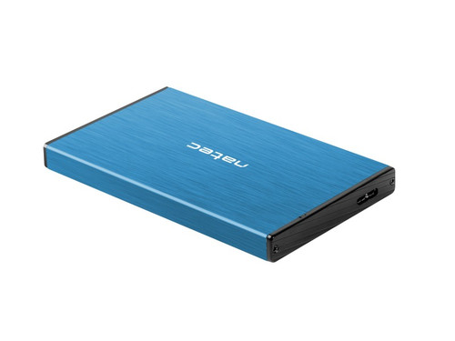 Natec External HDD Enclosure Rhino Go 2.5" USB 3.0, blue