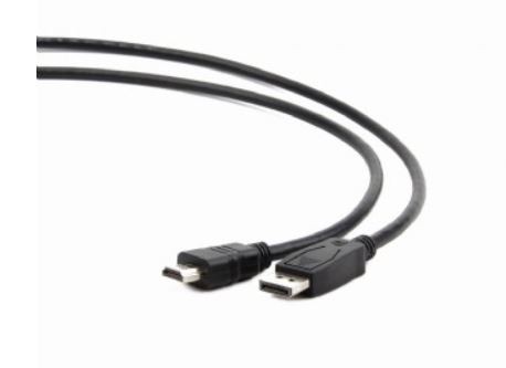 Gembird Cable DisplayPort to HDMI, male, black, 5m