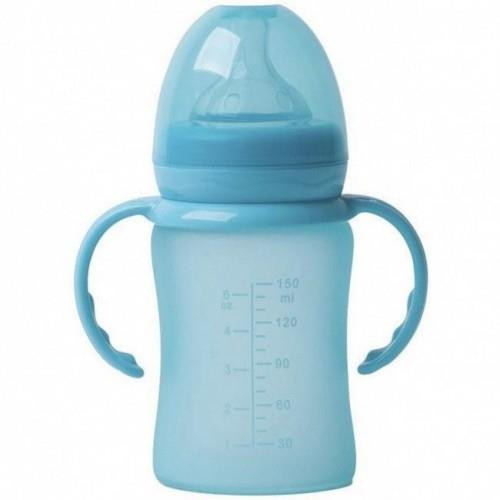 Bo Jungle B-Thermo Bottle Silicone Glass 150ml Turquoise