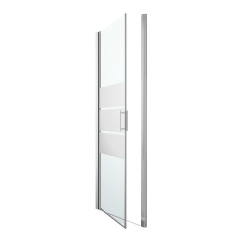 GoodHome Shower Door Beloya 80 cm, chrome/mirror glass