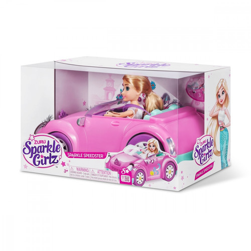 Zuru Sparkle Girlz Doll with Cabrio Car Set 3+