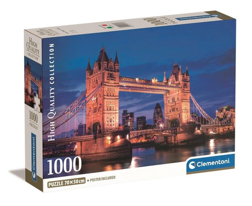 Clementoni Jigsaw Puzzle 1000pcs Tower Bridge at Night