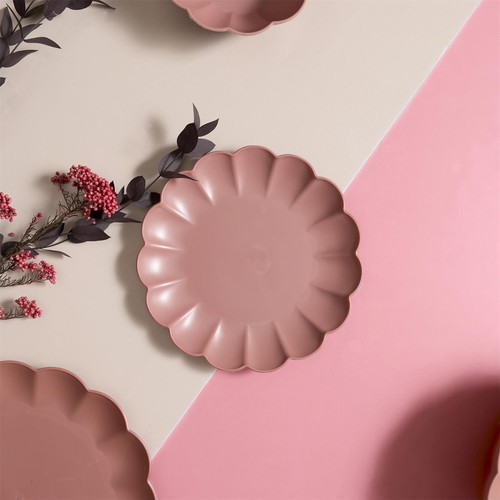 Side Plate Iris 20.5cm, pink