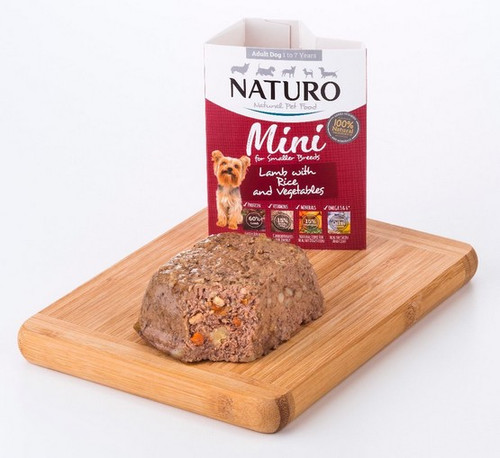 Naturo Adult Mini Dog Wet Food Lamb with Rice & Vegetables 150g