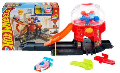Hot Wheels City Bubble Gum Shop Playset JBM62 3+