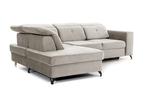 Corner Sofa-Bed Left Belavio L Vogue 2 Beige