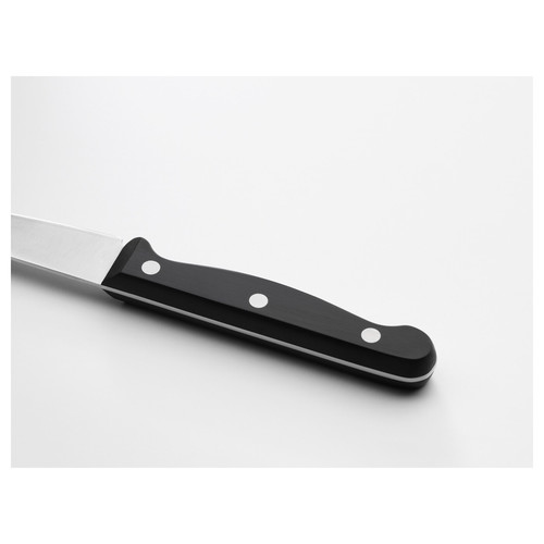 VARDAGEN Paring knife, dark grey, 9 cm