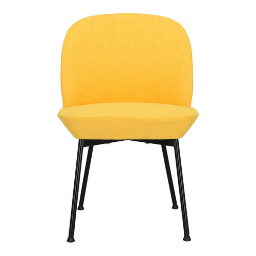 Upholstered Chair Cloe, yellow
