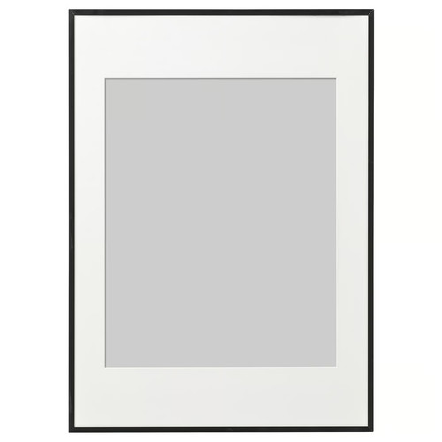 LOMVIKEN Frame, black, 50x70 cm