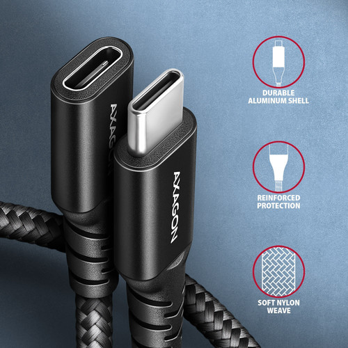 AXAGON USB Cable BUCM32-CF15AB extension cable Gen2 USB-C USB-C
