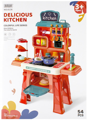 Delicious Kitchen Playset with 54 Accessories 3+