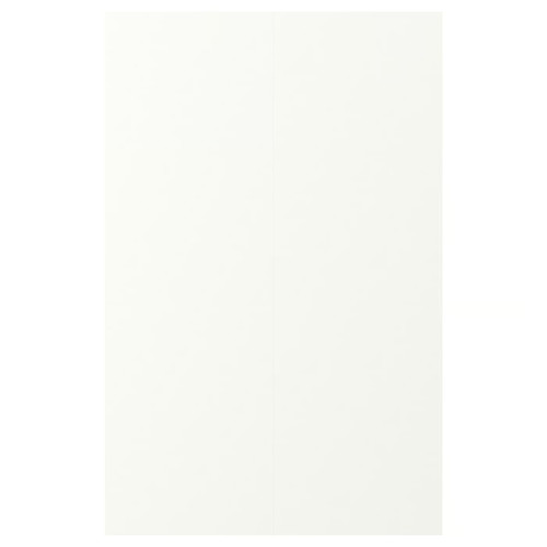 VALLSTENA 2-p door f corner base cabinet set, white, 25x80 cm
