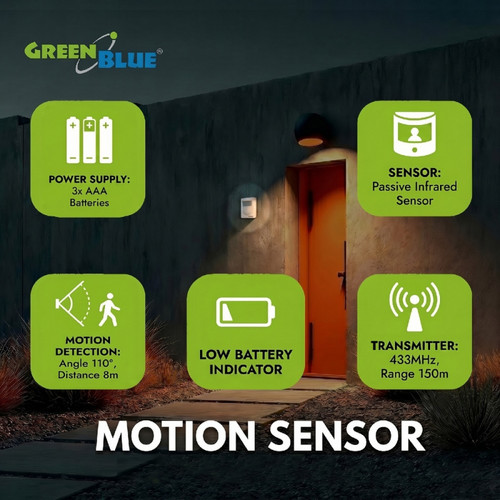 Wireless mini-alarm signaling input GB 3400