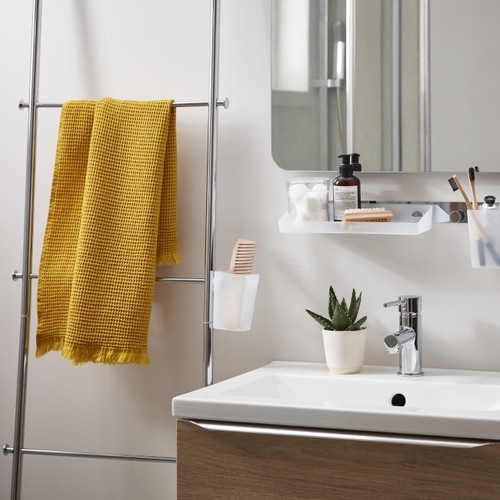 GoodHome Wall-mounted Towel Rail Koros, chrome