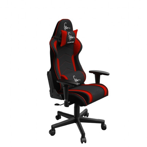 Gembird Gaming Chair Scorpion, black-red