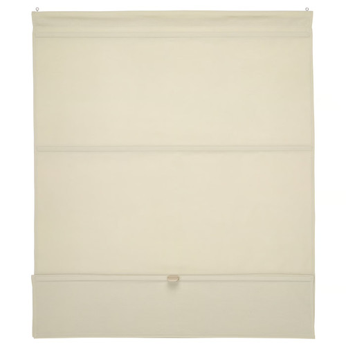 RINGBLOMMA Roman blind, beige, 80x160 cm