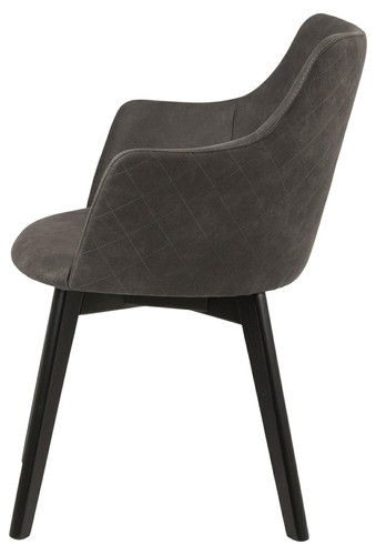 Upholstered Chair Bella, anthracite