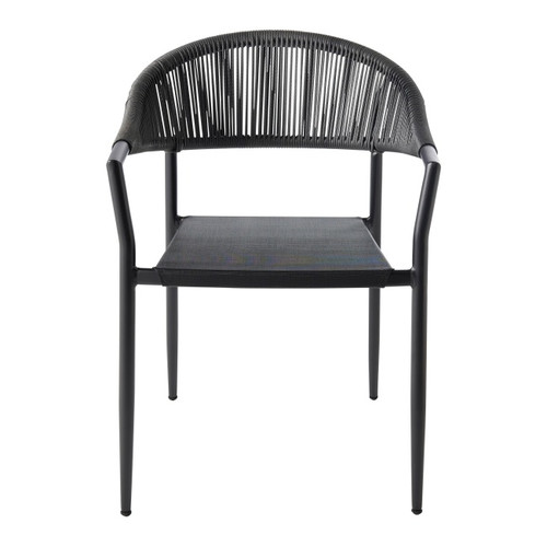 GoodHome Garden Chair Coline, black