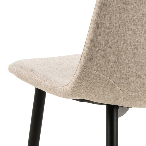 Dining Chair Celia, Beige/Black