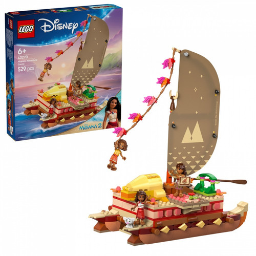 LEGO Disney Moanas Adventure Canoe 6+