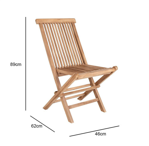 Chair Toledo, in-/outdoor, teak wood