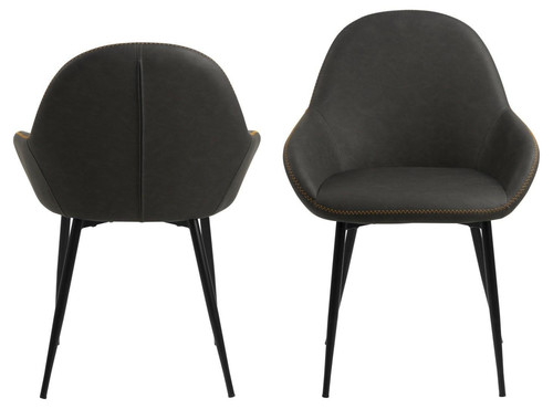 Dining Chair Candis Dove Grey PU