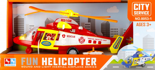 Fun Helicopter with Sound & Light Rescue Unit 3+
