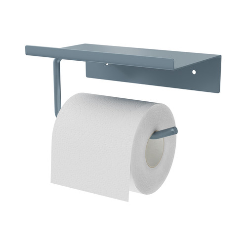 GoodHome Toilet Paper Holder Kina, blue