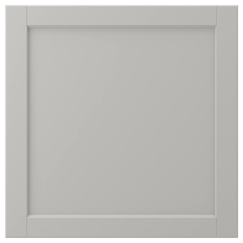 LERHYTTAN Door, light grey, 60x60 cm