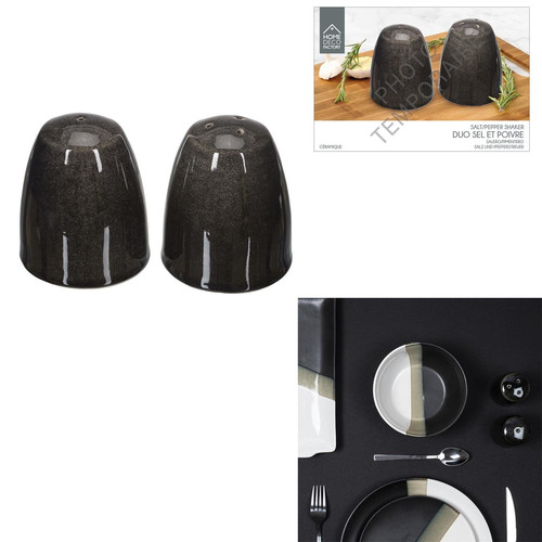 Salt & Pepper Shaker Negro, black