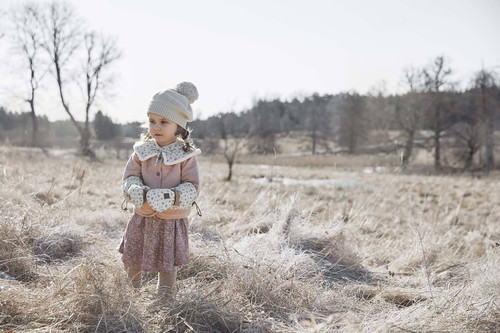 Elodie Details Knitted Beret - Creamy White 1-3 years