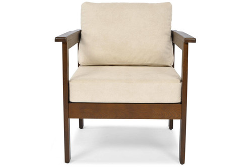 Outdoor Armchair BELLA, brown/beige