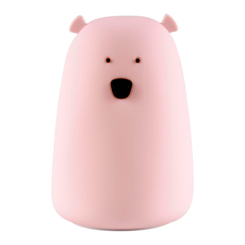 Night Lamp Goldlux Bear RGB USB, pink