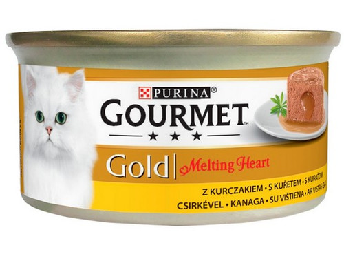 Gourmet Gold Cat Food Melting Heart with Chicken 85g
