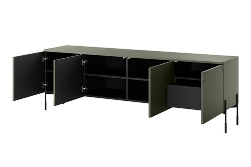 TV Cabinet with Drawer Sonatia 200, olive