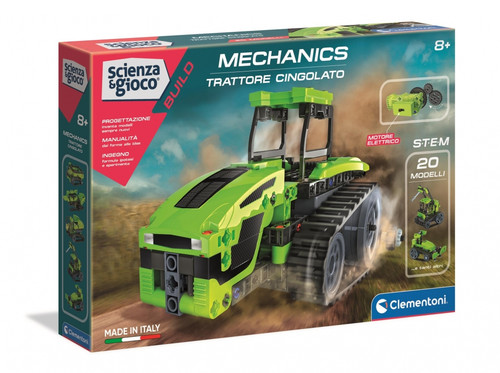 Clementoni Scientific Fun Mechanics Laboratory Tracked Tractor 8+