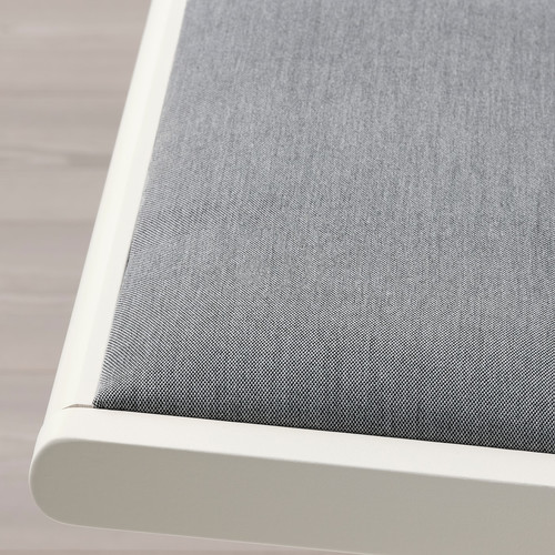 NORDEN / FRÖSVI Table and 4 chairs, white/Knisa light grey, 26/89/152 cm