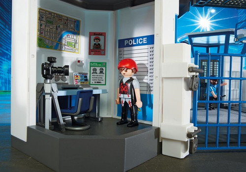 Playmobil Police Sation with Prison 4+