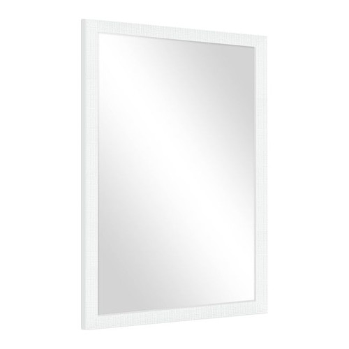 Mirror 50x70 cm, matt white frame