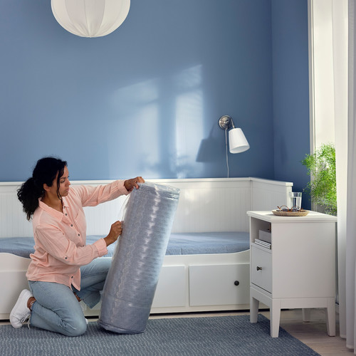 ÅGOTNES Foam mattress, firm/light blue, 160x200 cm