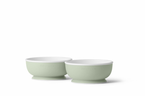 BABYBJORN Baby Bowl, 2-pack, Powder Green, 6m+