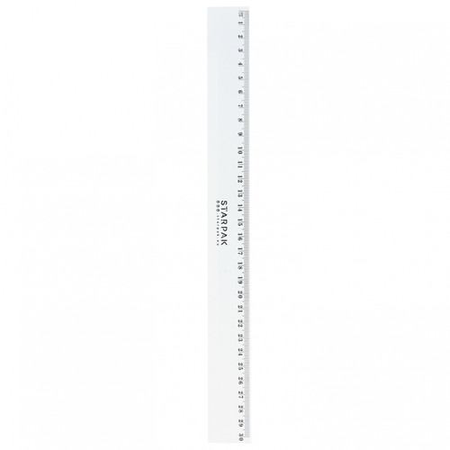 Starpak Plastic Ruler 30cm