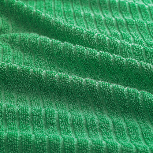 VÅGSJÖN Bath sheet, bright green, 100x150 cm