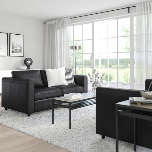 VIMLE 2-seat sofa, Grann/Bomstad black
