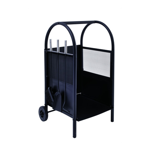 Blyss Latemar Firewood Trolley Cart