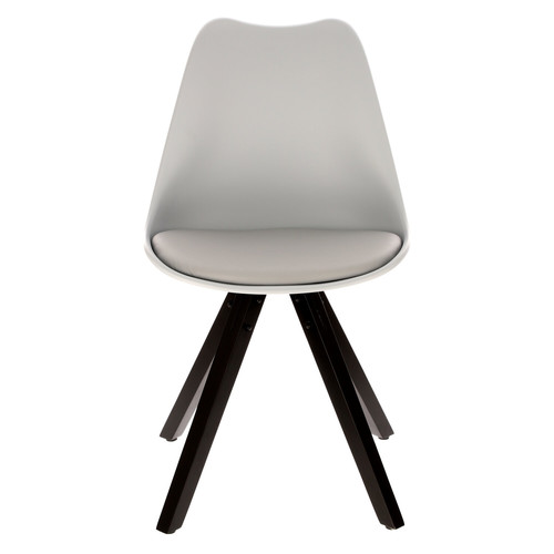 Dining Chair Norden Star Square, black/grey