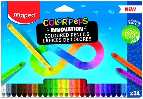 Maped Innovative Coloured Pencils Color'Peps 24pcs