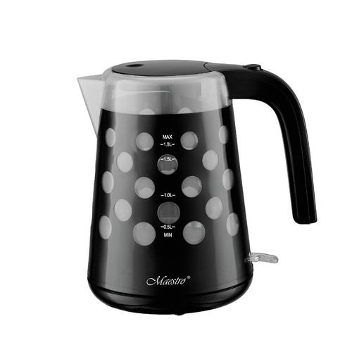 Feel Maestro 1.7L Electric Kettle "Dots" 2200W MR-045-BLACK
