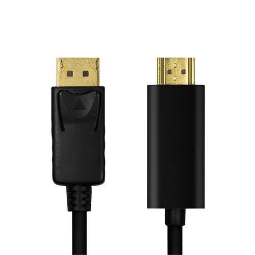 LogiLink DisplayPort Cable 1.2 to HDMI 1.4 1 m, black