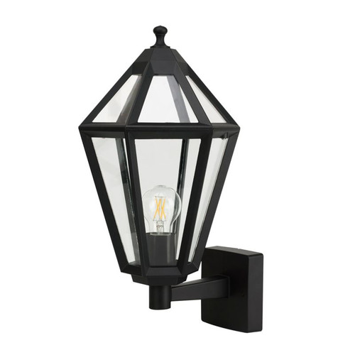 GoodHome Garden Outdoor Wall Lamp Radley E27 IP44, black